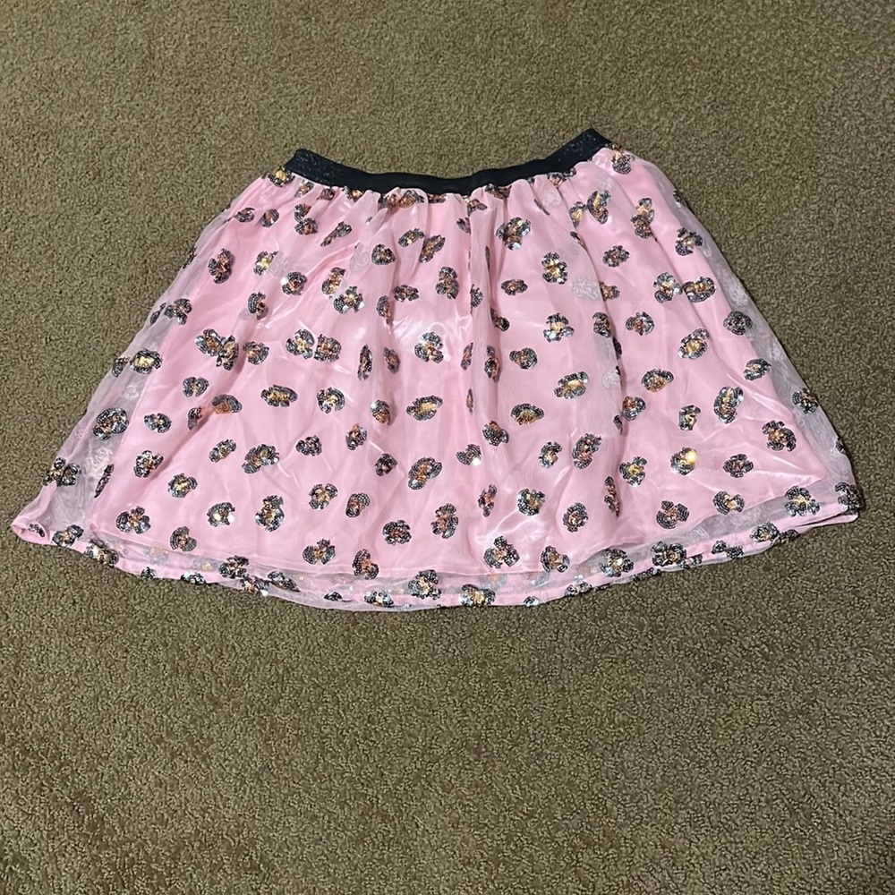 Kid’s Pink and Sequence Skirt